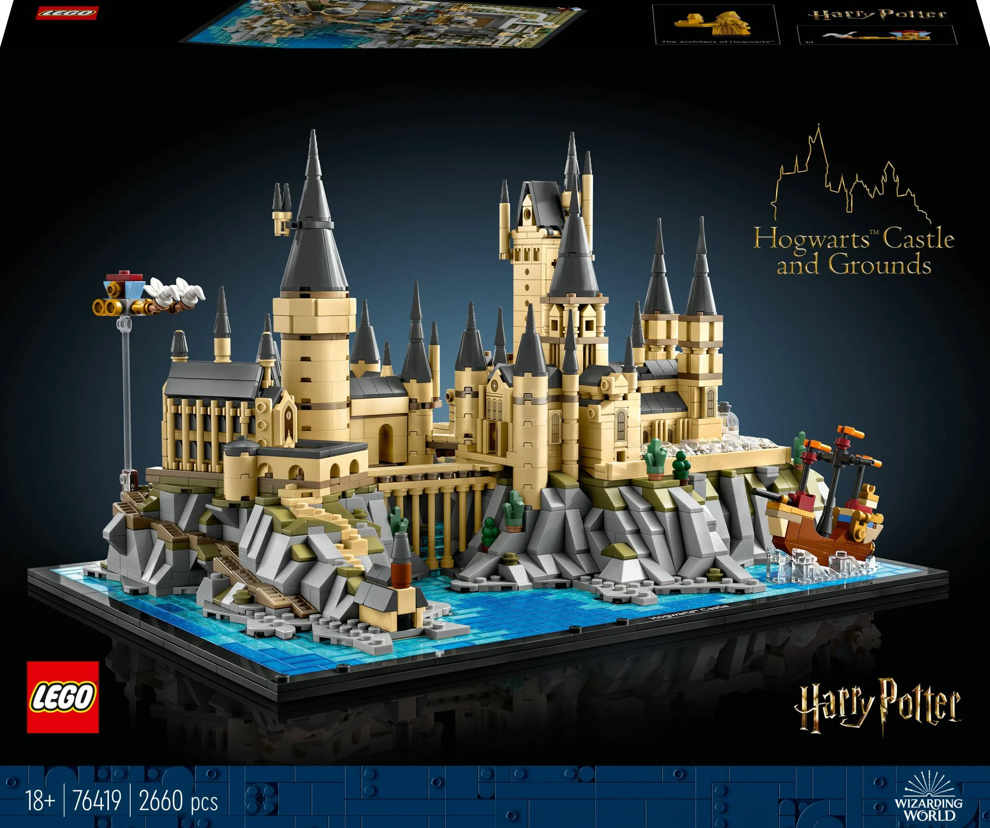 LEGO 76419 Harry Potter Hogwarts Castle with Castle Grounds