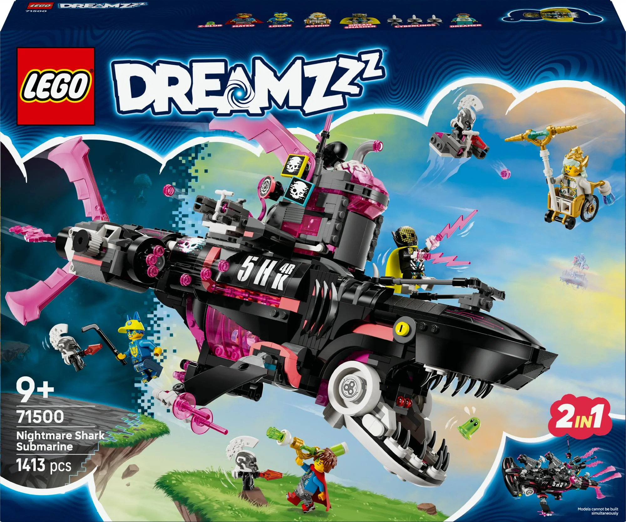 LEGO 71500 DREAMZz Nightmare Shark Submarine