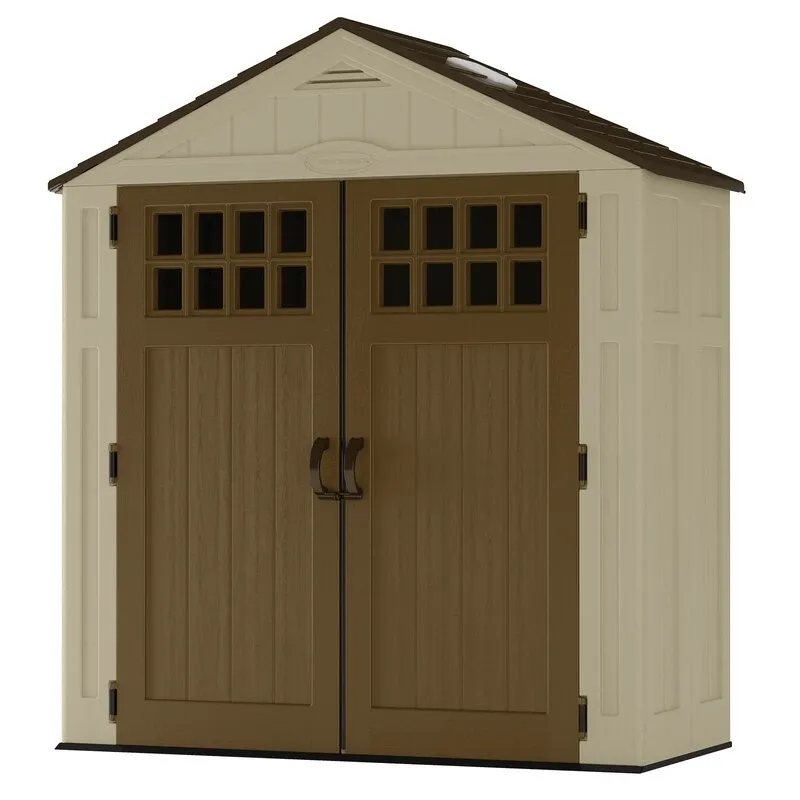 Everett Outdoor 6'W x 3'D Plastic Storage Shed