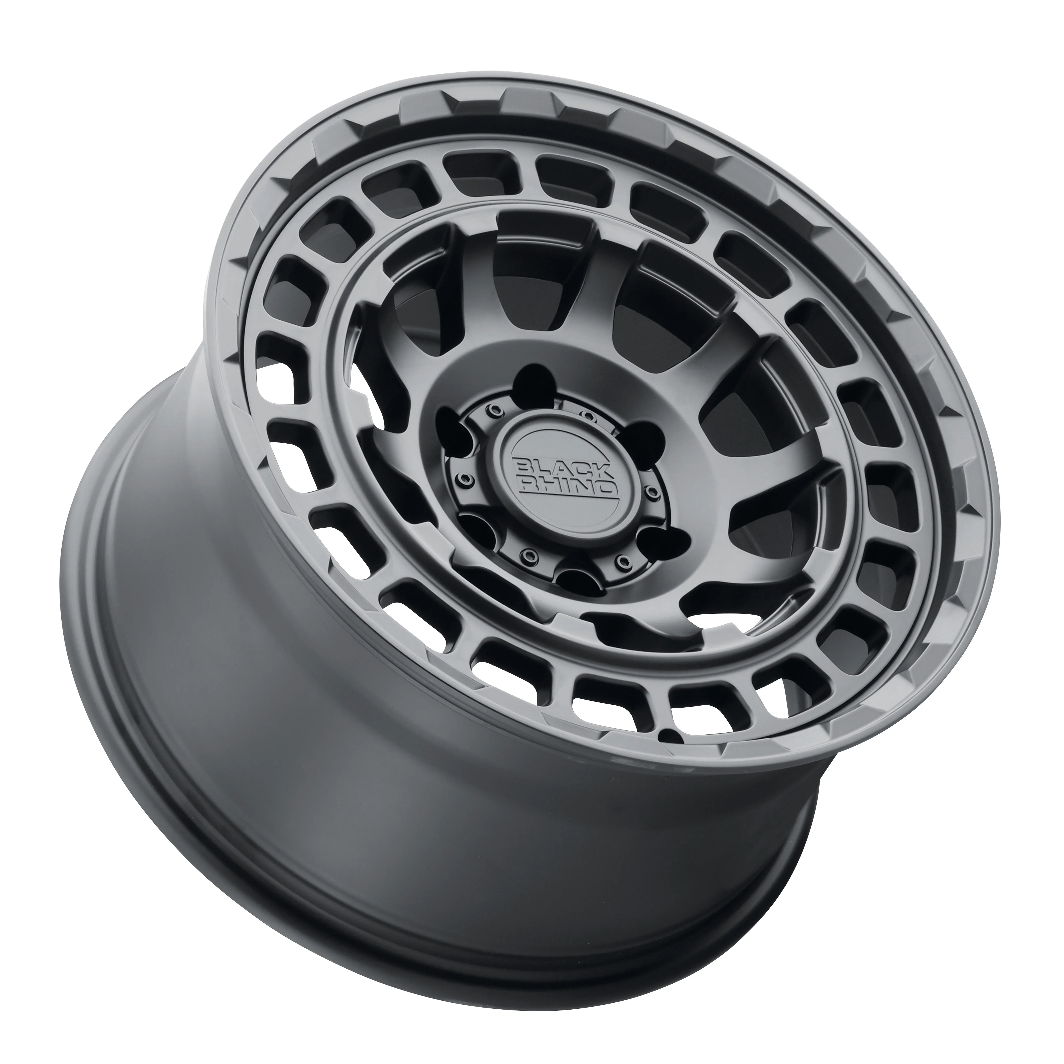 Black Rhino Chamber 16X8 6X114.3 0Et 84.1Cb Matte Black Wheel