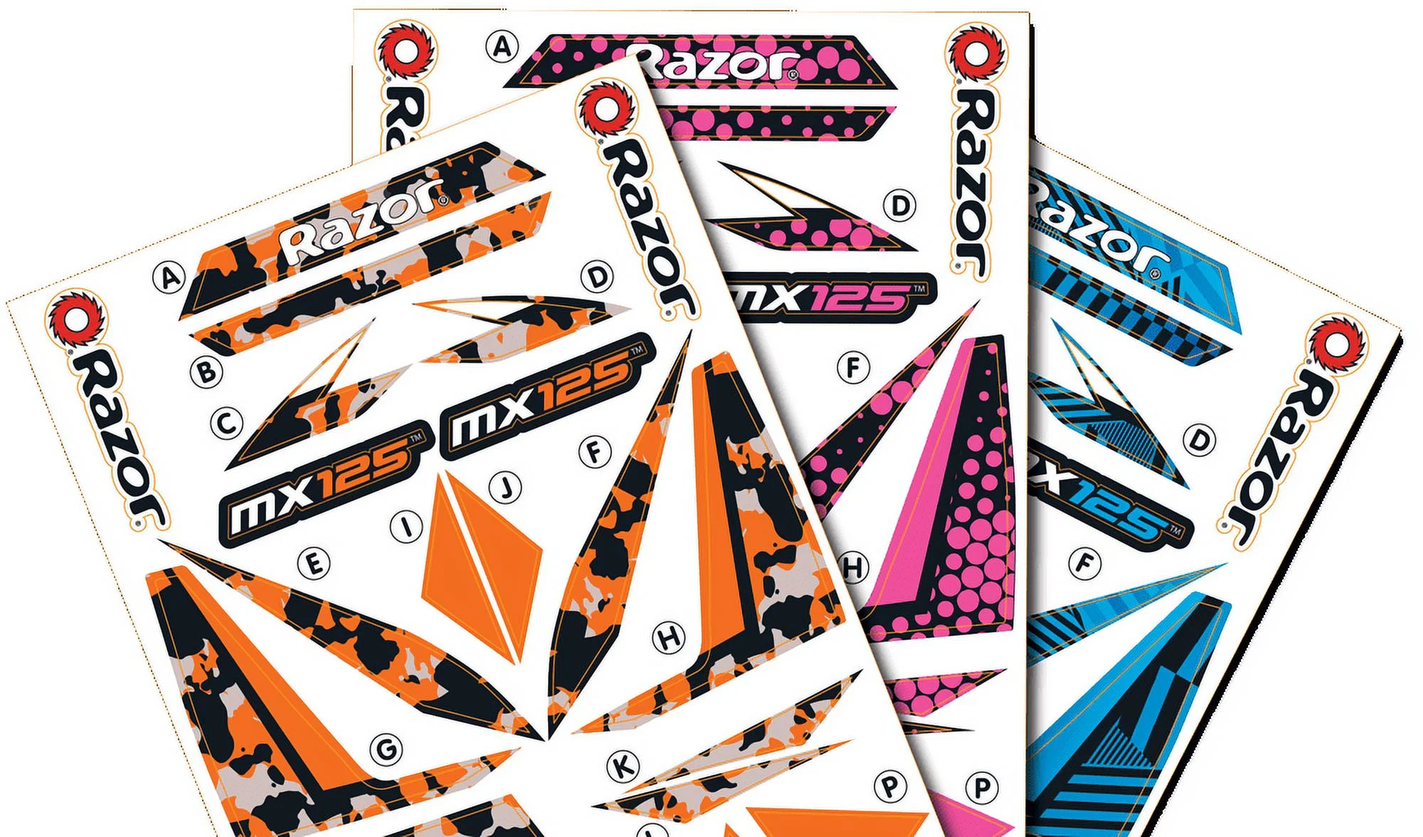 Razor Dirt Rocket MX125 Electric-Powered Dirt Bike - Black with Decal Included, for Child 5+