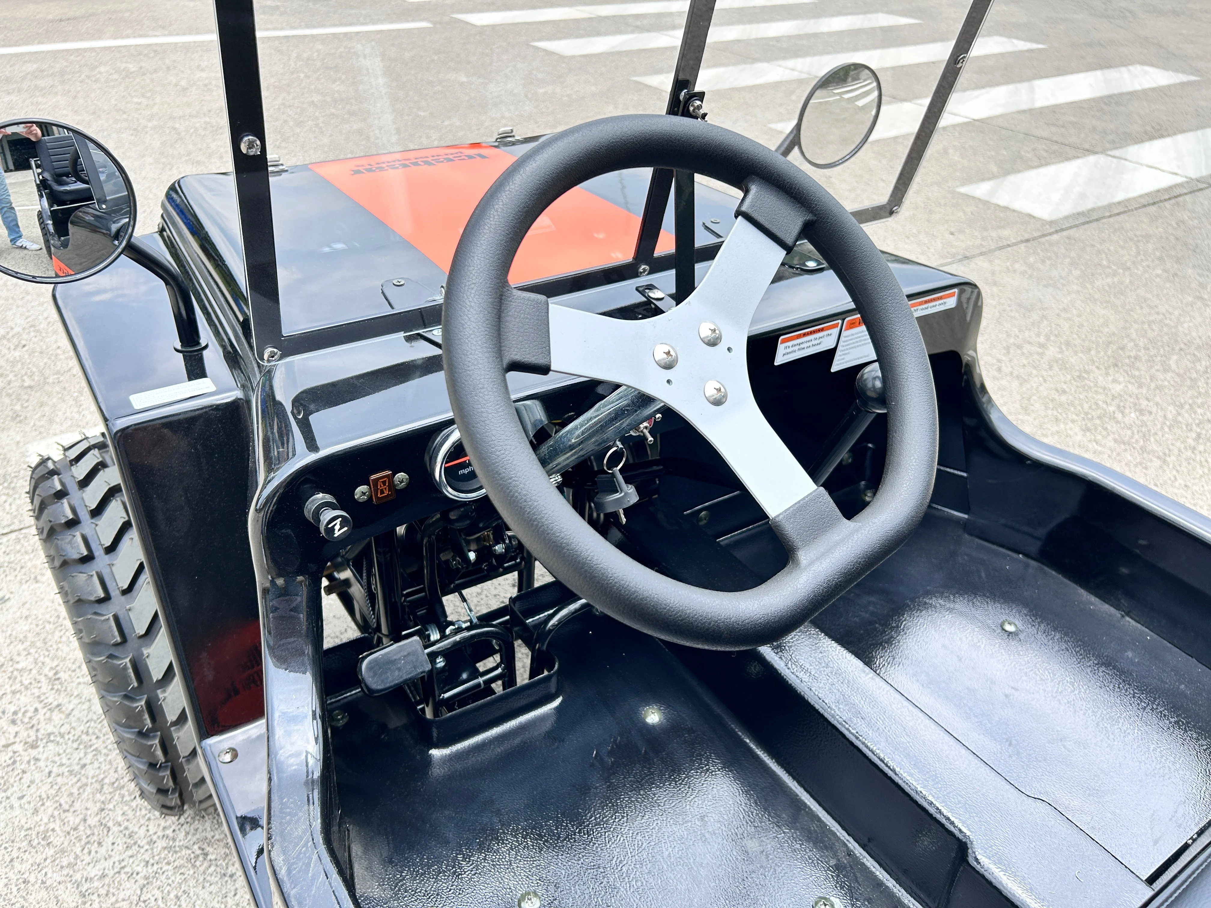 SYX MOTO 125cc Go Kart 4-Wheeler, 3-Speed + Reverse, Electric/Kick Start, 35 MPH Max Speed for Teens & Adults, Matte Green