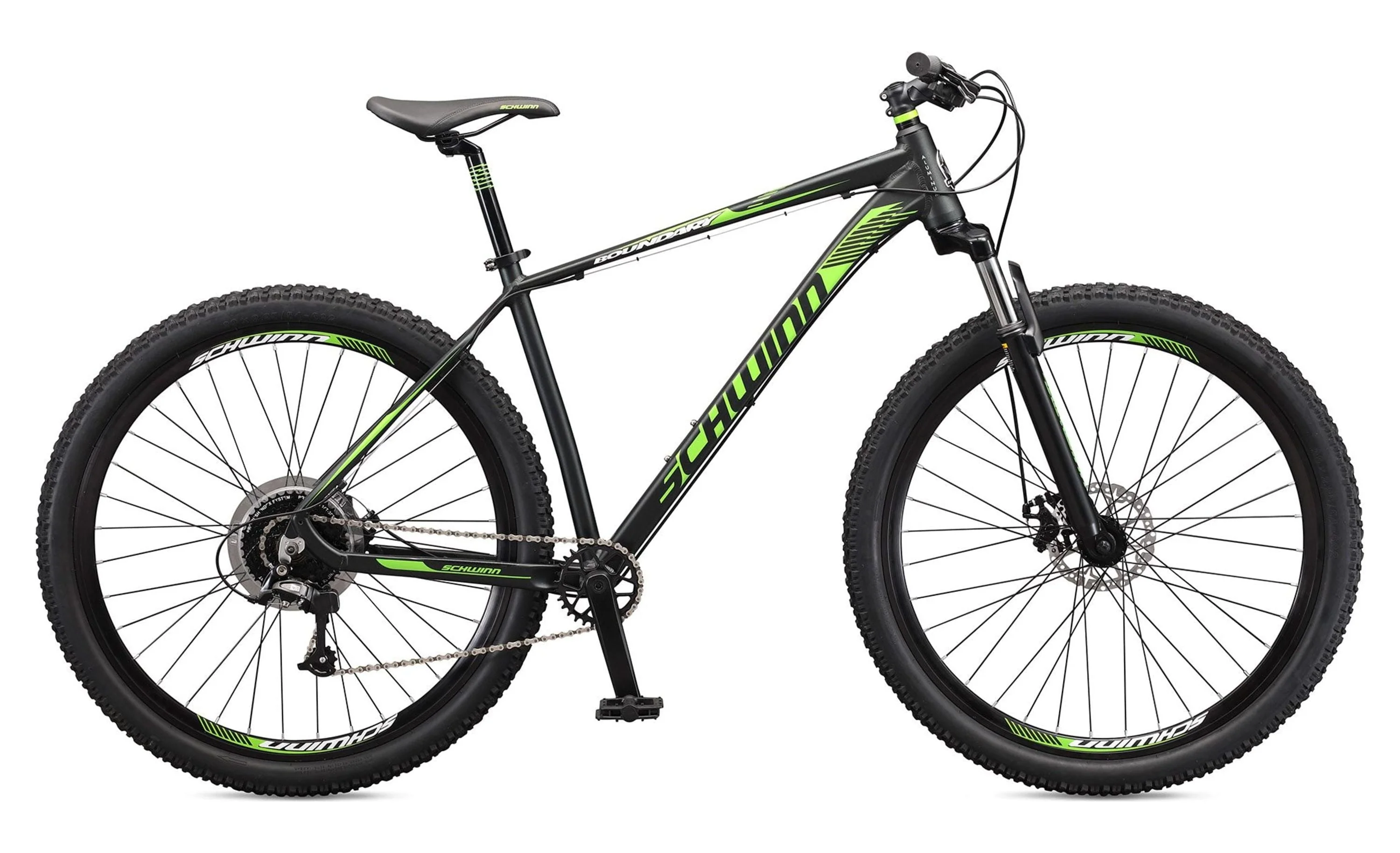 Schwinn 29-in. Boundary Mens Mountain Bike, Black and Green