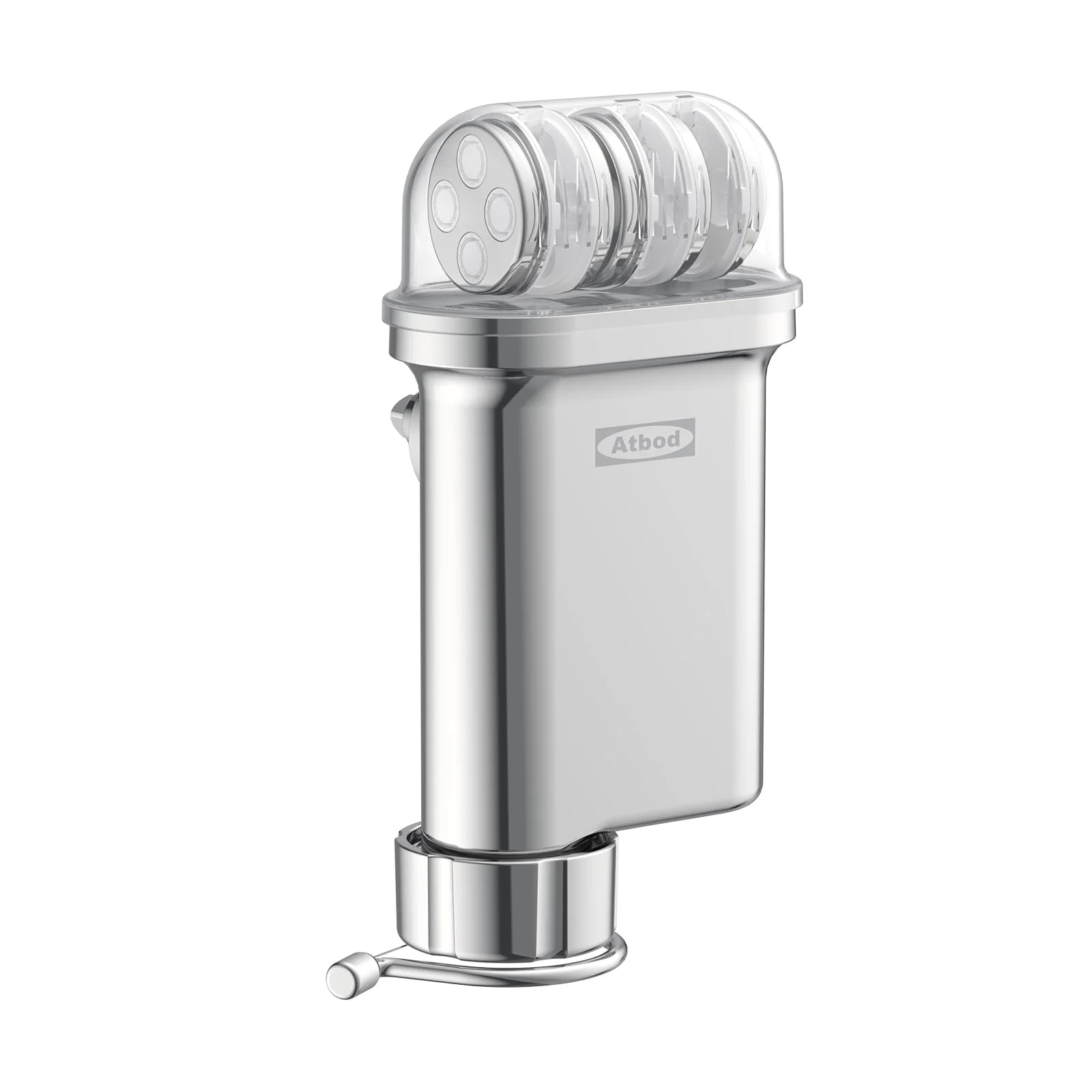 Metal Gourmet Pasta Press Attachment for Kitchenaid Stand Mixer, Pasta Maker Attachment with 5 Interchangeable Plates, Spaghetti Bucatini Fusilli Large/Small Macaroni